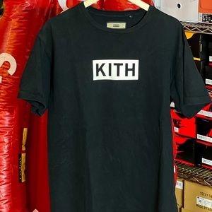 Kith box logo t shirt black size M